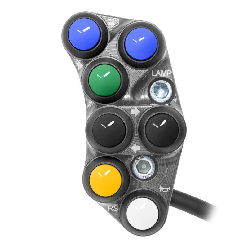 PULSANTIERA SINISTRA STRADALE JETPRIME KAWASAKI ZX-10R 2021-24 TITANIO