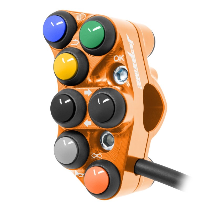 PULSANTIERA SINISTRA STRADALE JETPRIME KTM 990 DUKE 2024 ARANCIO