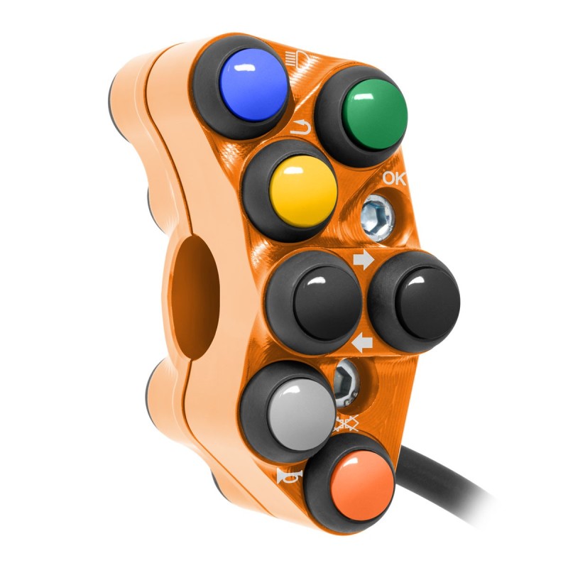 PULSANTIERA SINISTRA STRADALE JETPRIME KTM 990 DUKE 2024 ARANCIO