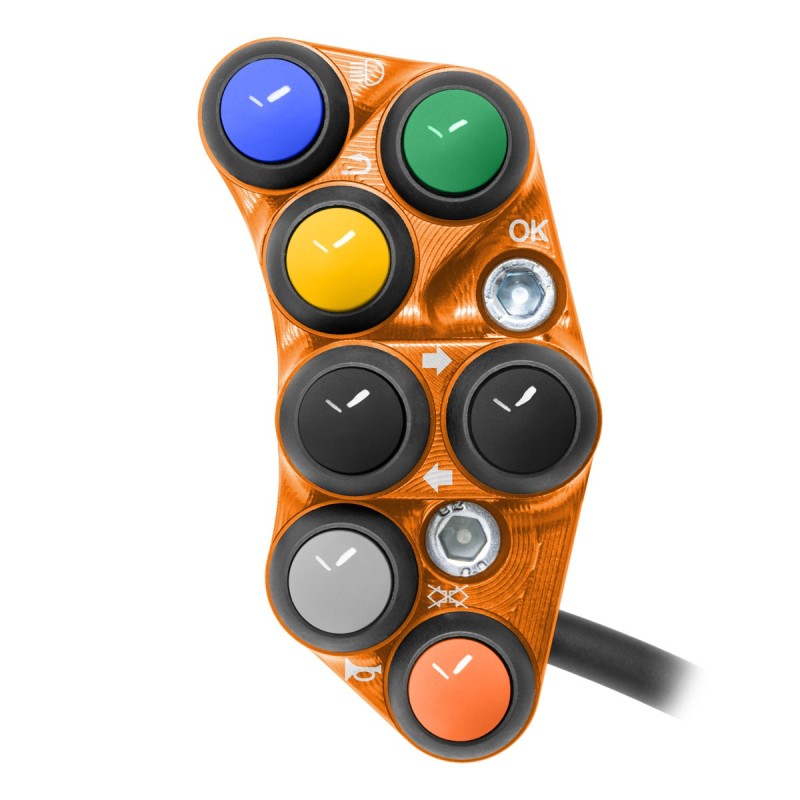 PULSANTIERA SINISTRA STRADALE JETPRIME KTM 990 DUKE 2024 ARANCIO