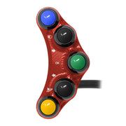 PULSANTIERA SINISTRA STRADALE JETPRIME MV AGUSTA DRAGSTER 800 RR 2018-20 (ROSSO)