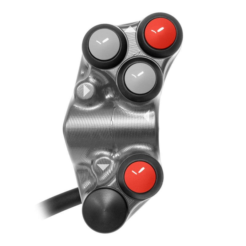 PULSANTIERA SX STRADALE JETPRIME TRIUMPH STREET TRIPLE 765 R 2023-24 TITANIO