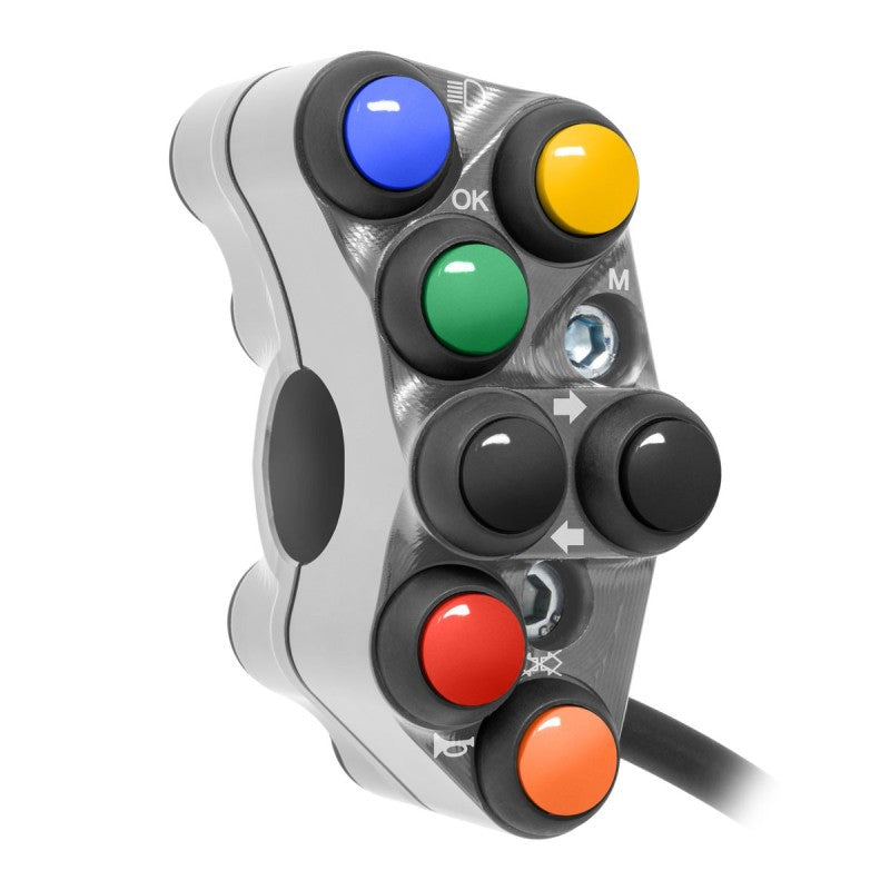 PULSANTIERA SX STRADALE JETPRIME TRIUMPH STREET TRIPLE 765 R 2023-24 TITANIO