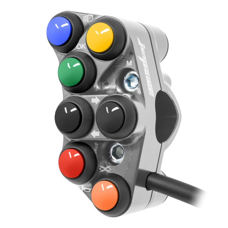 PULSANTIERA SX STRADALE JETPRIME TRIUMPH STREET TRIPLE 765 R 2023-24 TITANIO