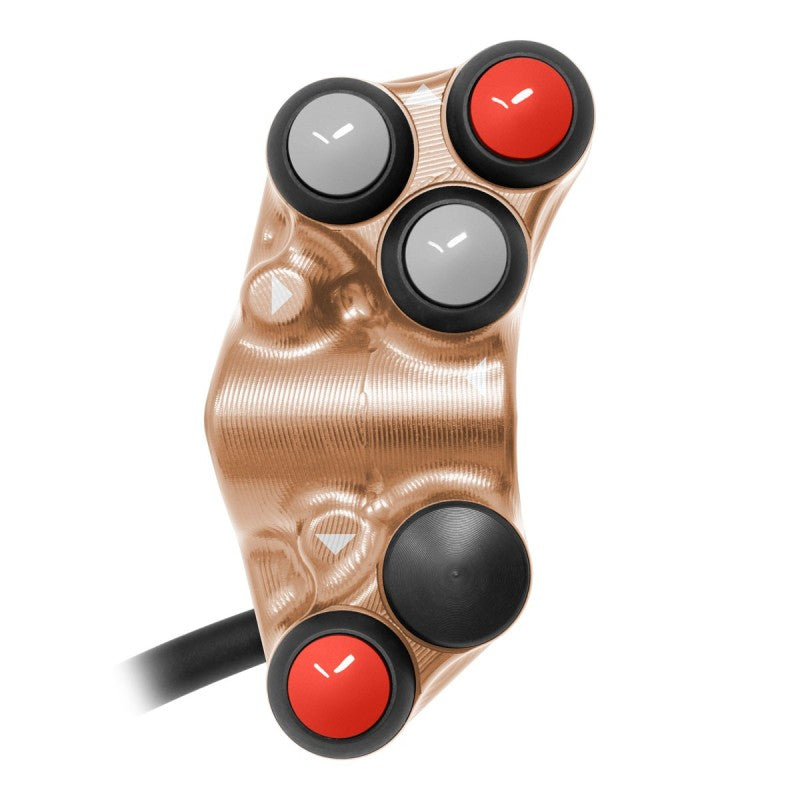 PULSANTIERA SINISTRA STRADALE JETPRIME TRIUMPH STREET TRIPLE 765 2017-24 RAME