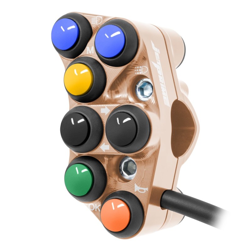 PULSANTIERA SX STRADALE JETPRIME TRIUMPH STREET TRIPLE 765 RS 17-24 RAME