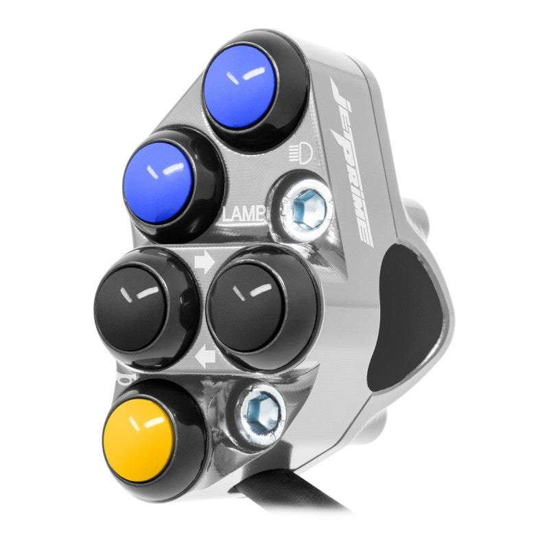 PULSANTIERA SINISTRA STRADALE JETPRIME YAMAHA T-MAX 530 2012-16 (TITANIO)