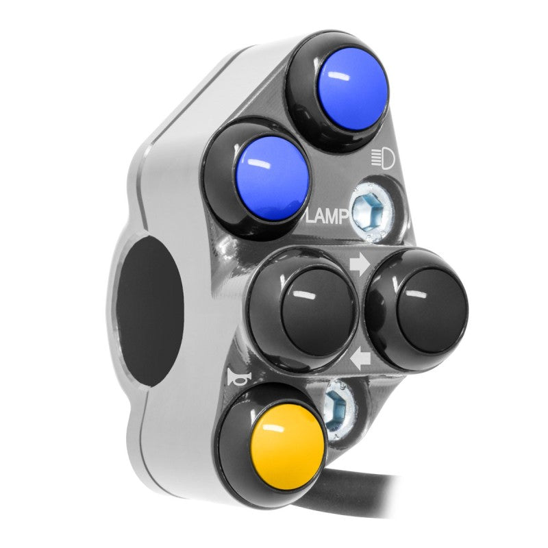 PULSANTIERA SINISTRA STRADALE JETPRIME YAMAHA T-MAX 500 2008-11 (TITANIO)