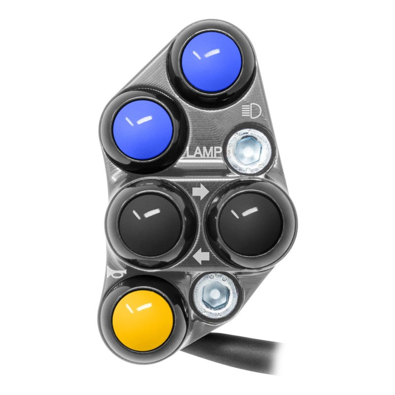 PULSANTIERA SINISTRA STRADALE JETPRIME YAMAHA T-MAX 500 2008-11 (TITANIO)