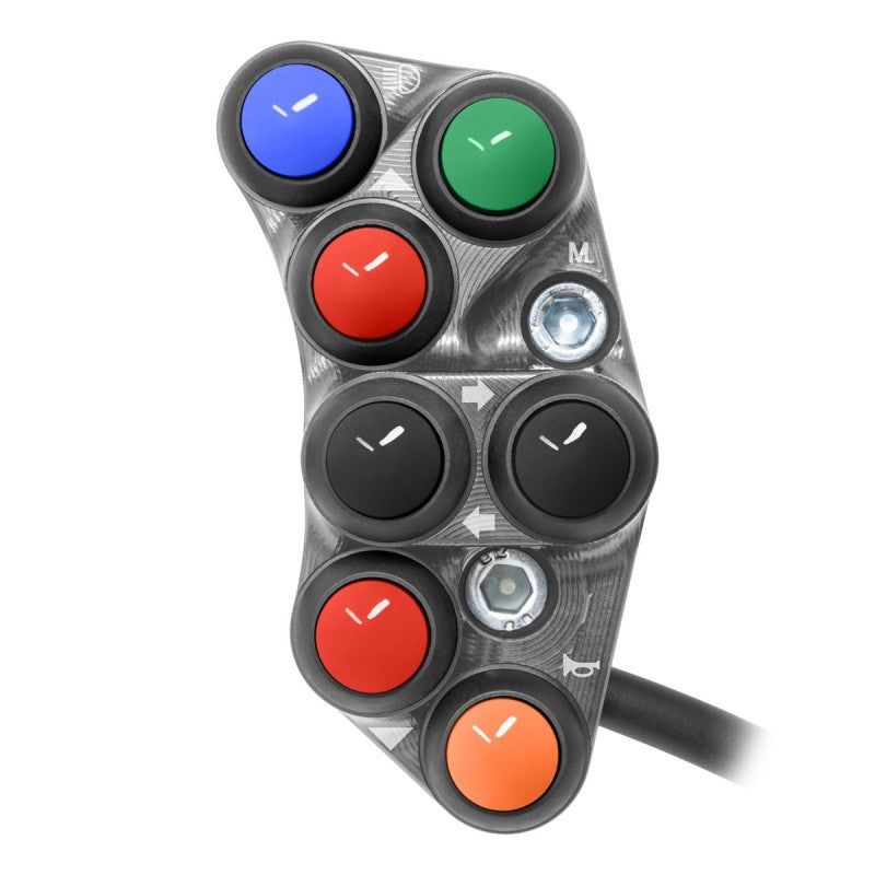 PULSANTIERA SINISTRA STRADALE JETPRIME YAMAHA T-MAX 530 2017-19 (TITANIO)