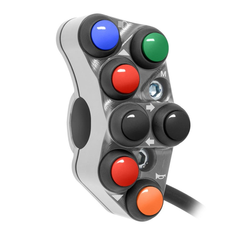 PULSANTIERA SINISTRA STRADALE JETPRIME YAMAHA T-MAX 530 2017-19 (TITANIO)