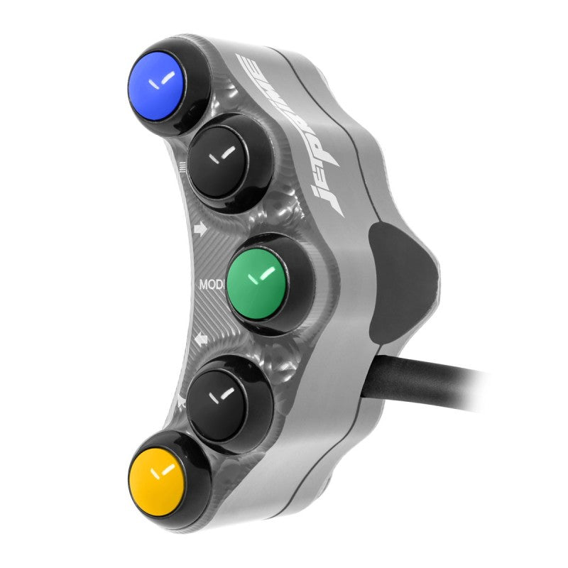 PULSANTIERA SINISTRA STRADALE JETPRIME YAMAHA YZF-R1 2023 - SOLO PISTA (TITANIO)