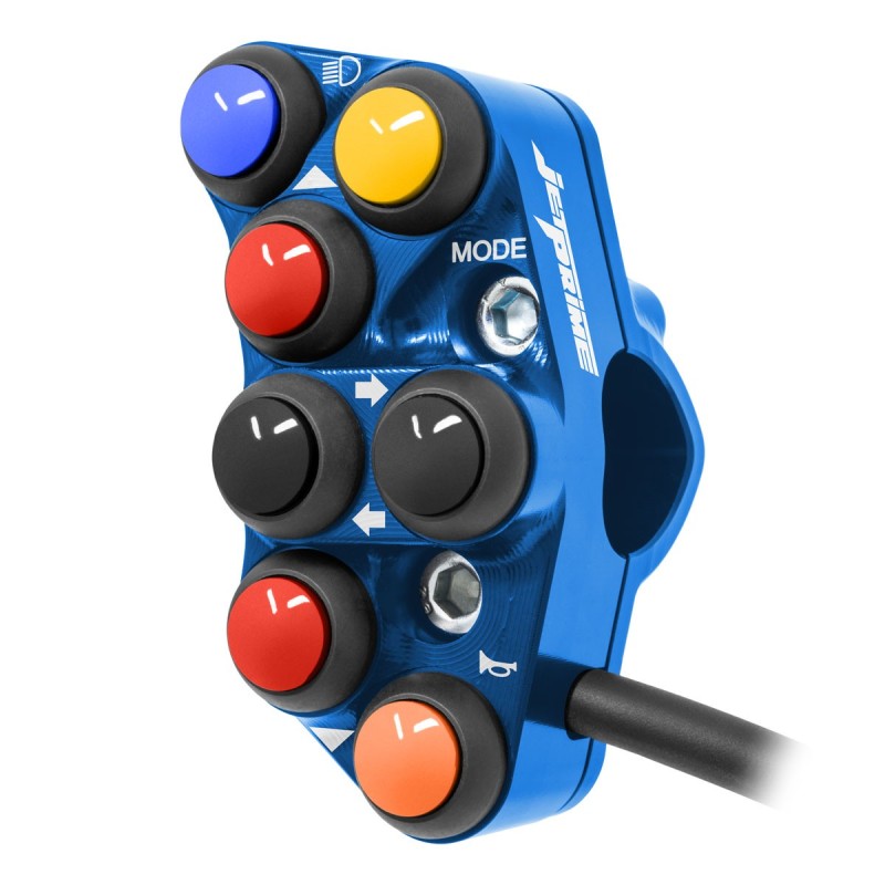Pulsantiera Sinistra Stradale Jetprime Yamaha Yzf R1 2020-25 Blu - vista 2