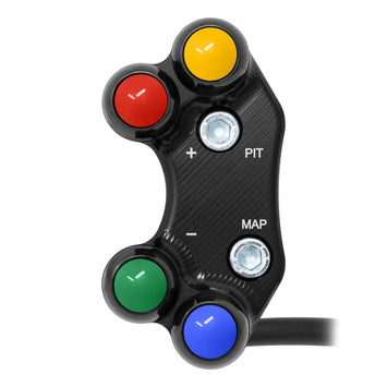 Pulsantiera Moto Jetprime Yamaha Yzf R6 Race 2021-24 Nero