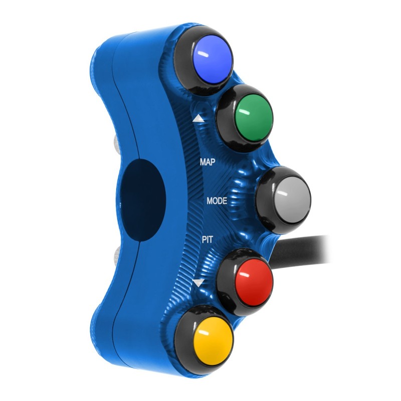 PULSANTIERA SINISTRA RACING JETPRIME YAMAHA YZF-R1M 2020-22 (BLU)