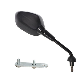 FAR RIGHT HANDLEBAR REAR VIEW MIRROR "GTS BLACK EDITION" MOTORCYCLE SIDE MIRROR