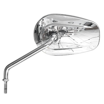 FAR CHROME LEFT MOTORCYCLE MIRROR HARLEY-DAVIDSON REAR VIEW