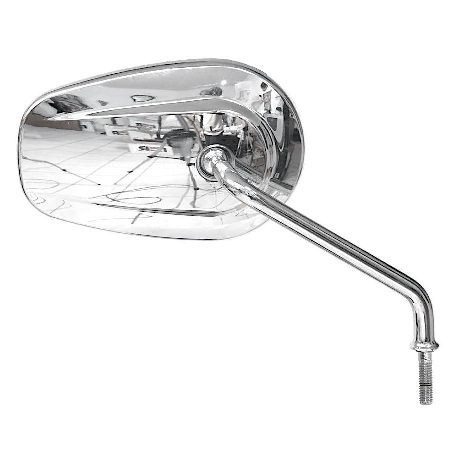 FAR CHROME RIGHT MOTORCYCLE MIRROR HARLEY-DAVIDSON RH REAR VIEW