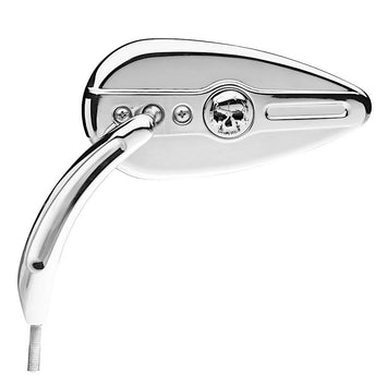 FAR LEFT REAR VIEW MIRROR BUELL CHROME MOTORCYCLE SIDE