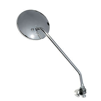FAR LEFT-RIGHT REAR VIEW MIRROR WITH CABLE FOR CLASSIC VINTAGE MOTORCYCLES