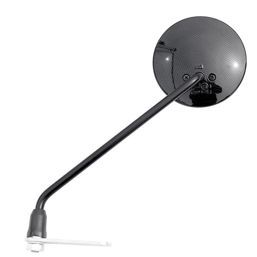 FAR REAR VIEW MIRROR LEFT PIAGGIO VESPA CARBON LOOK MOTORCYCLE SIDE MIRROR LEFT
