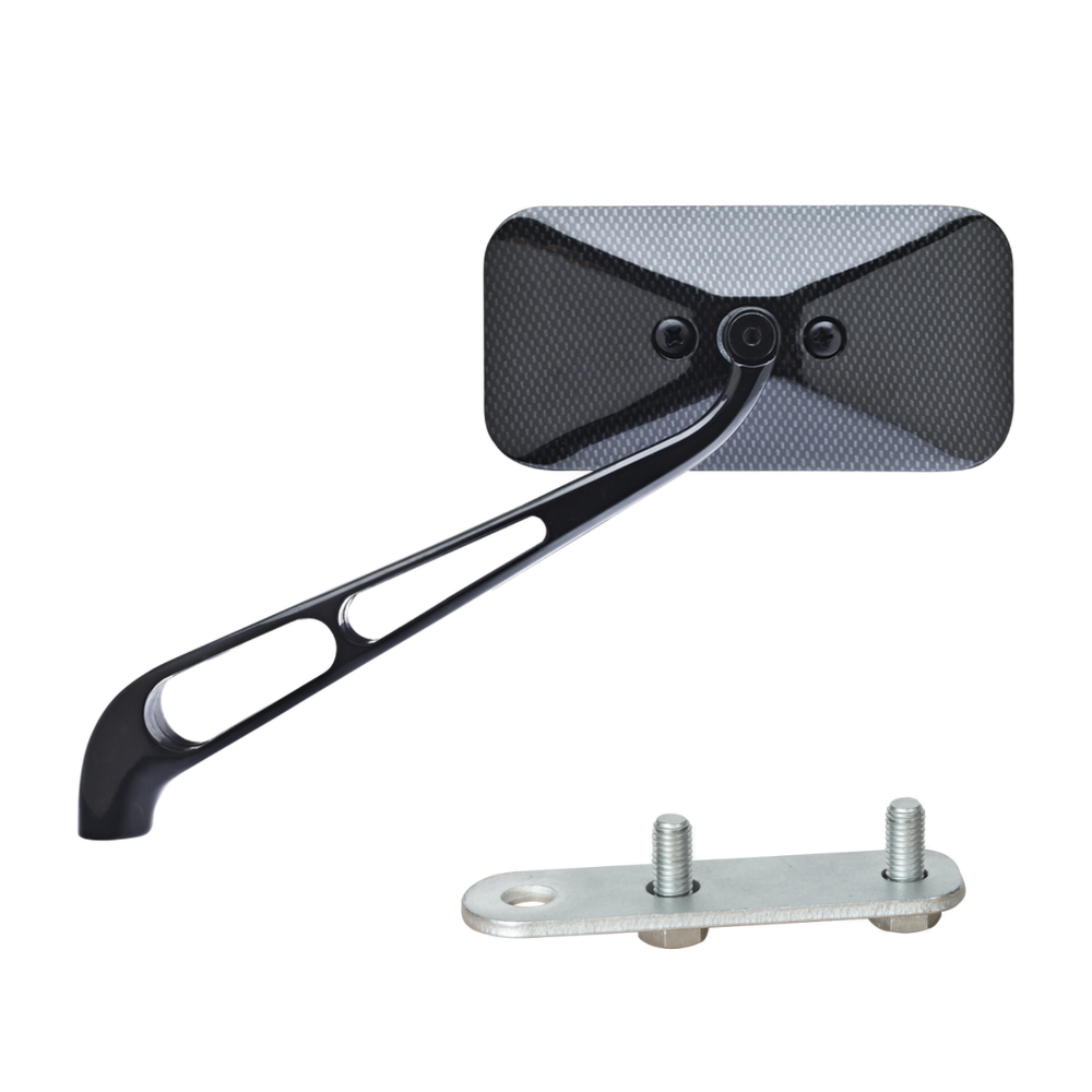 FAR UNIVERSAL REAR VIEW MIRROR VESPA PIAGGIO CARBON LOOK MIRROR