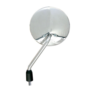FAR REAR VIEW MIRROR LEFT CLASSIC MOTORCYCLE RETRO STYLE CHROME SIDE MIRROR