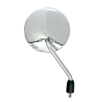 FAR REAR VIEW MIRROR RIGHT CLASSIC MOTORCYCLE RETRO STYLE CHROME SIDE MIRROR