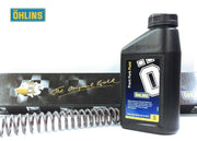 2X MOLLE FORCELLA 8.5 NM + 1LT OLIO OHLINS KAWASAKI ZX 6 R 1995-97