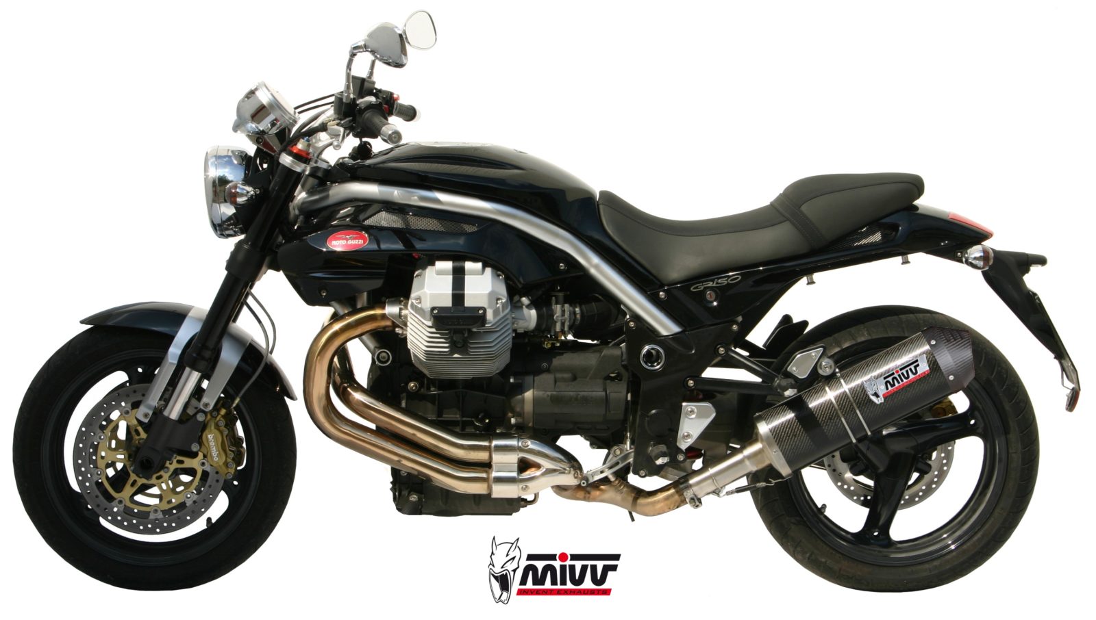 TERMINALE DI SCARICO IN CARBONIO MIVV OVAL MOTO GUZZI GRISO 1100 2006 - 2011