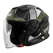 CASCO DA MOTO JET SHOEI J-CRUISE 3 WHIZZY TC-11 VERDE