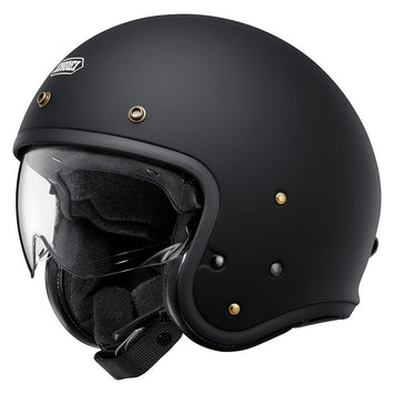 CASCO DA MOTO JET SHOEI JO-02 NERO OPACO
