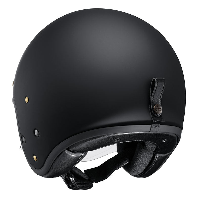 CASCO DA MOTO JET SHOEI JO-02 NERO OPACO