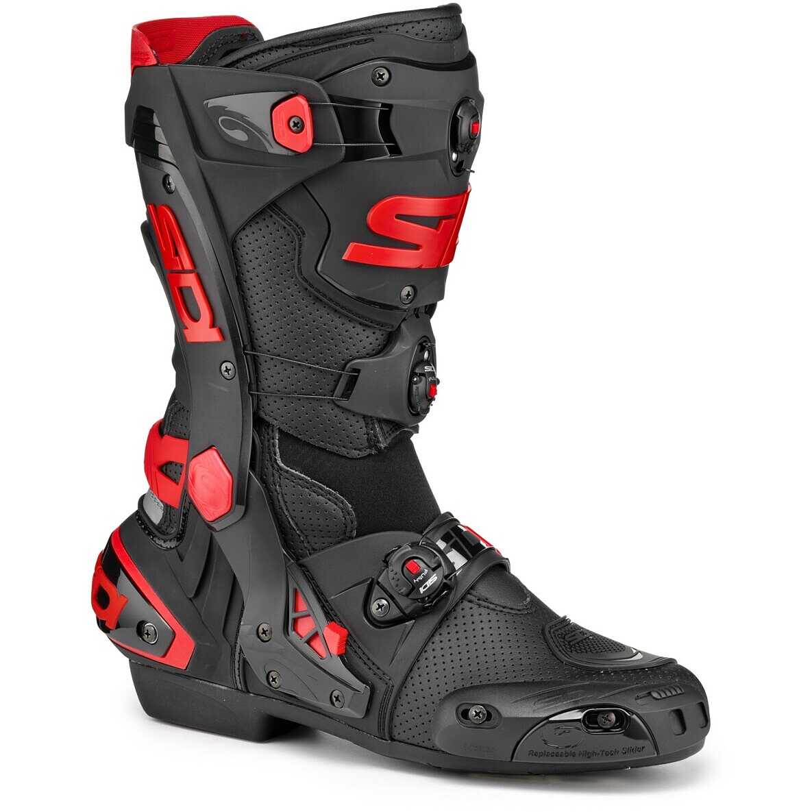 STIVALI RACING SIDI REX AIR NERO ROSSO