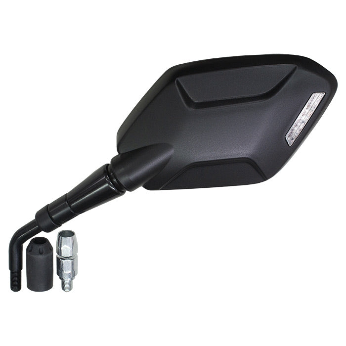 FAR LEFT REAR VIEW MIRROR SUZUKI V-STORM BLACK SIDE MIRROR MOTORCYCLE SCOOTER