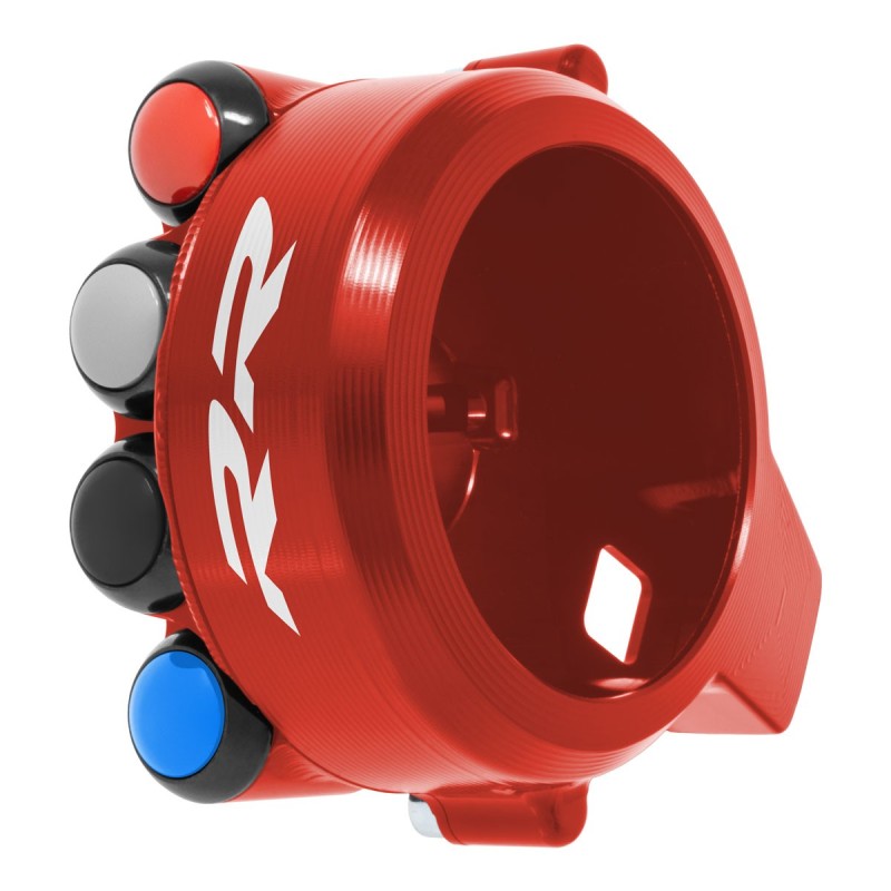 Comando Gas + Pulsantiera Racing Jetprime BMW S 1000 RR 2015-23 Rosso - vista 4