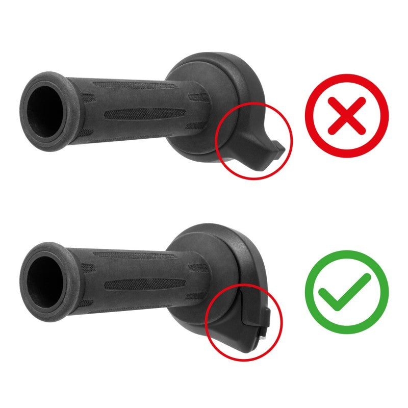 COMANDO GAS CON PULSANTIERA INTEGRATA JETPRIME PER BMW S1000 RR 2021-23 LOGO RR