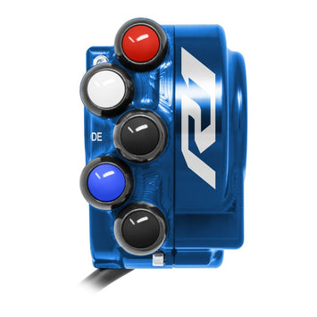 Comando Gas Moto Jetprime Yamaha YZF-R1M 2020-22 Blu