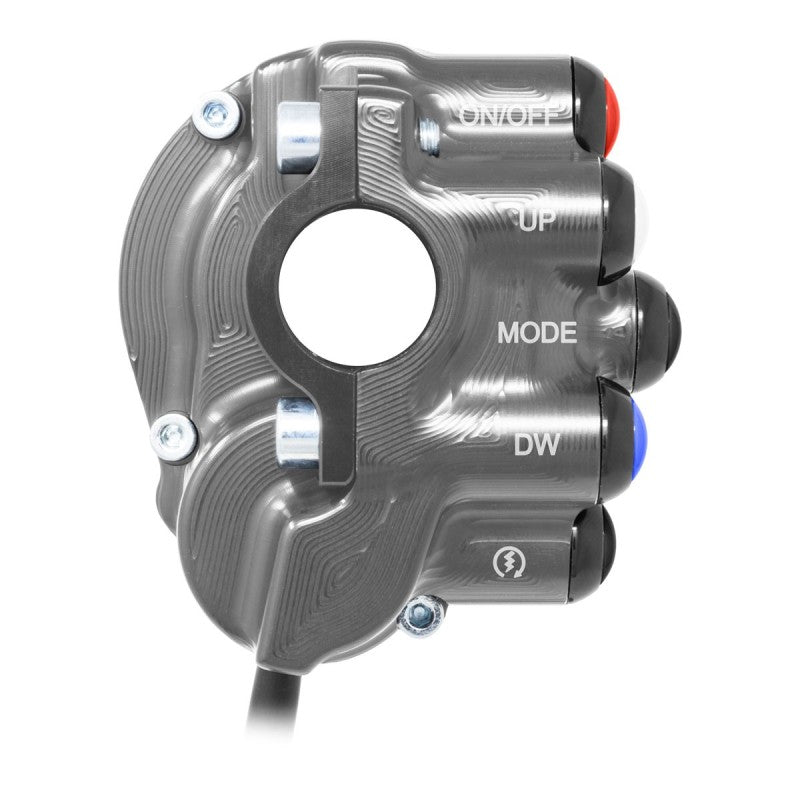 COMANDO GAS + PULSANTIERA INTEGRATA JETPRIME YAMAHA YZF-R1M 2020-22 (TITANIO)