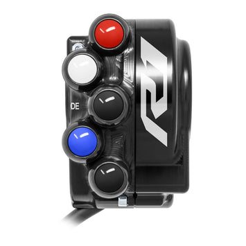 Comando Gas + Pulsantiera Integrata Jetprime Yamaha YZF-R1 2023 Nero