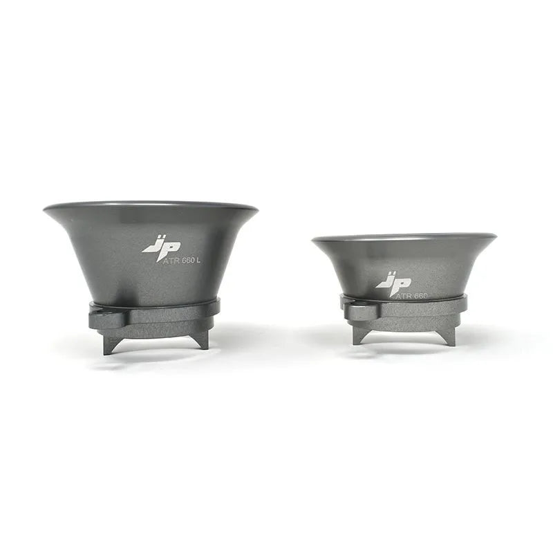 TROMBETTE ASPIRAZIONE RACING JETPRIME for APRILIA RS 660, showcasing the sleek design and precision engineering.