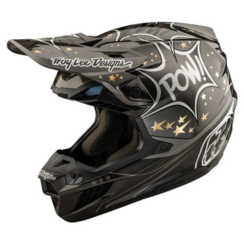 CASCO DA MOTO TROYLEE DESIGNS SE5 COSMIC EXPLOSION CARBON NERO