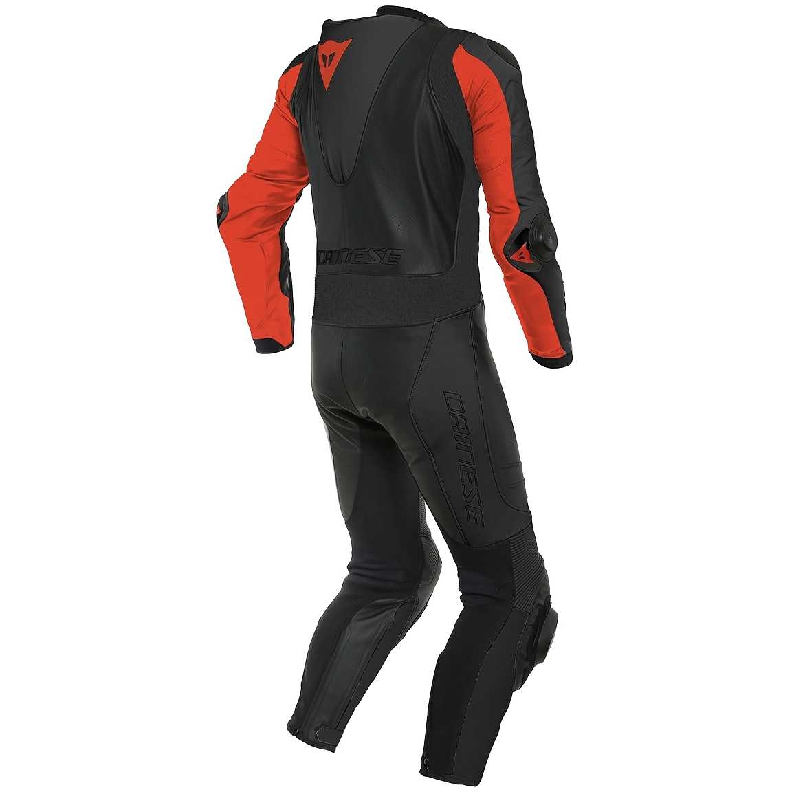 TUTA INTERA IN PELLE DAINESE LAGUNA SECA 5 NERA ROSSA