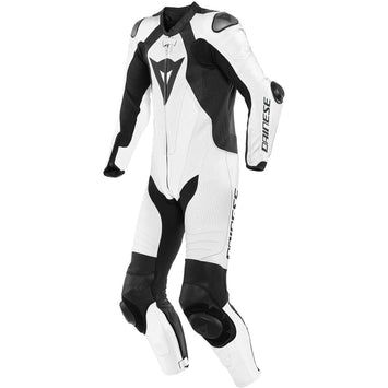 TUTA INTERA IN PELLE DAINESE LAGUNA SECA 5 BIANCA NERA