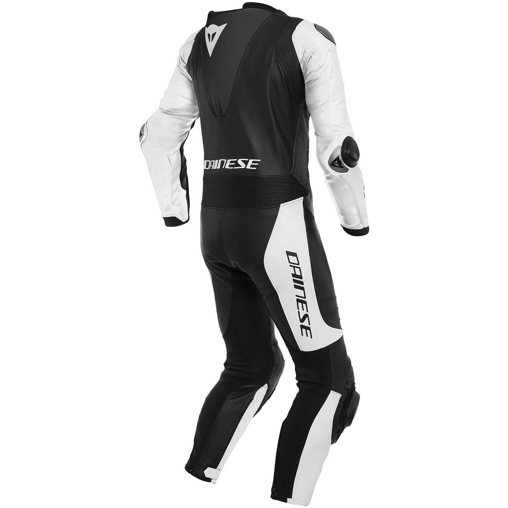 TUTA INTERA IN PELLE DAINESE LAGUNA SECA 5 BIANCA NERA