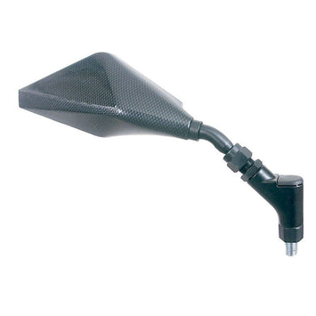 FAR UNIVERSAL RACING HANDLEBAR REAR VIEW MIRROR WITH LEFT-HAND THREAD