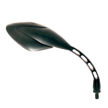 FAR UNIVERSAL HANDLEBAR LEFT MIRROR RACING BLACK MOTORCYCLE MIRROR LEFT