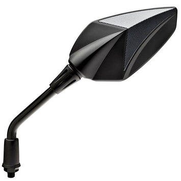FAR UNIVERSAL LEFT HANDLEBAR RACING REAR VIEW MIRROR - CARBON LOOK