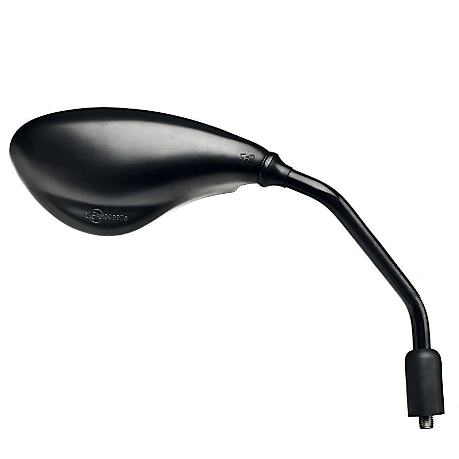 FAR UNIVERSAL MOTORCYCLE SIDE MIRROR BLACK RIGHT HANDLEBAR MIRROR