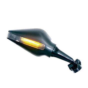 FAR VIPER RACING RIGHT MIRROR WITH LED INDICATOR-CARBON LOOK MOTORCYCLE